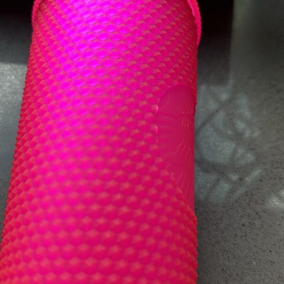 Starbucks 24oz studded bright pink tumbler - Picture 2 of 4
